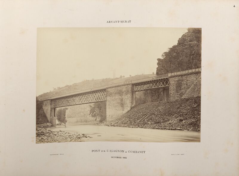 Pont sur l'Alagnon à Combanet