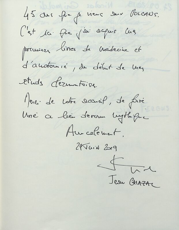 Dédicace de Jean Chazal