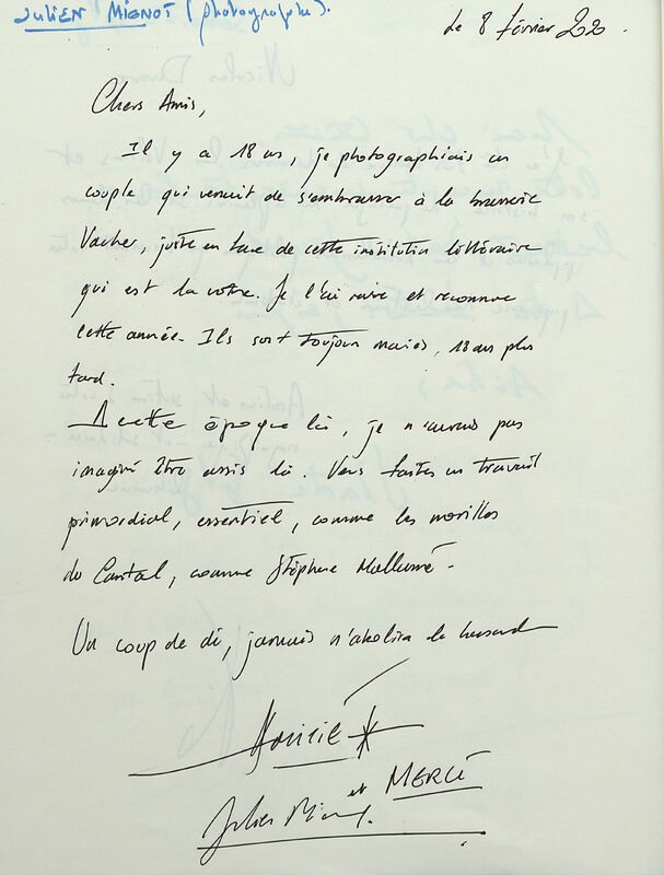 Dédicace de Julien Mignot
